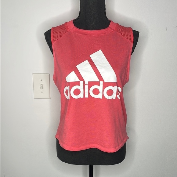 ADIDAS Pink Sleeveless Workout Top - Picture 2 of 9